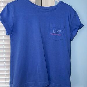 Vineyard Vines Kids Tee in Royal Blue